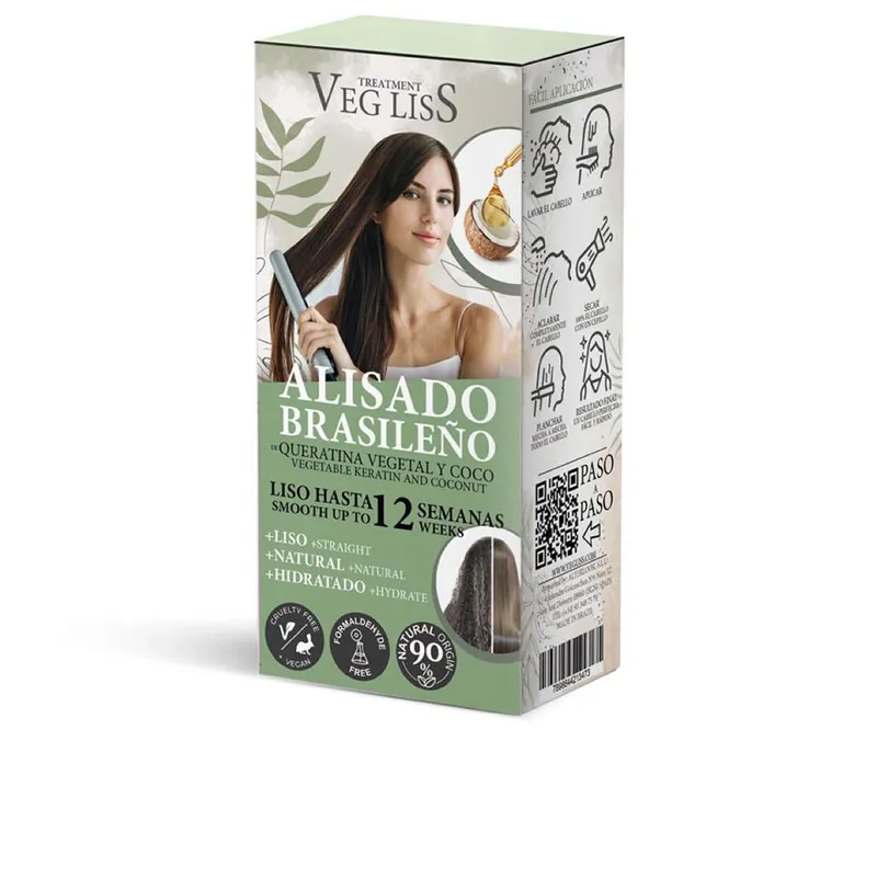 Veg Liss VEG LISS Brasilianische Glättung mit pflanzlichem Keratin und Kokosnuss Bestseller
