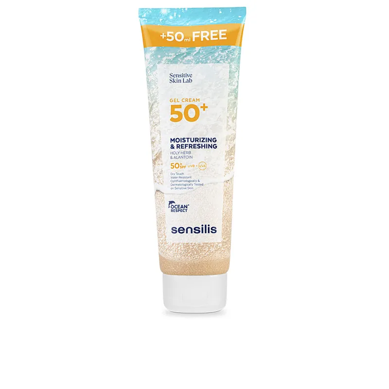 Sensilis FEUCHTIGKEITSSPENDENDE & ERFRISCHENDE Gel-Creme SPF50+ Knallerangebot