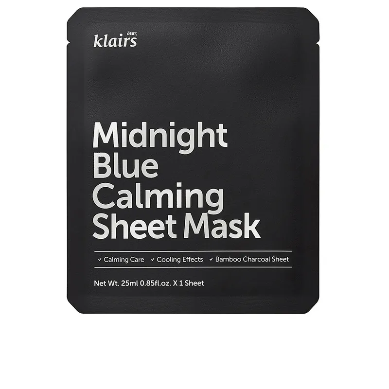 Klairs MIDNIGHT BLUE beruhigende Tuchmaske Neue Ware