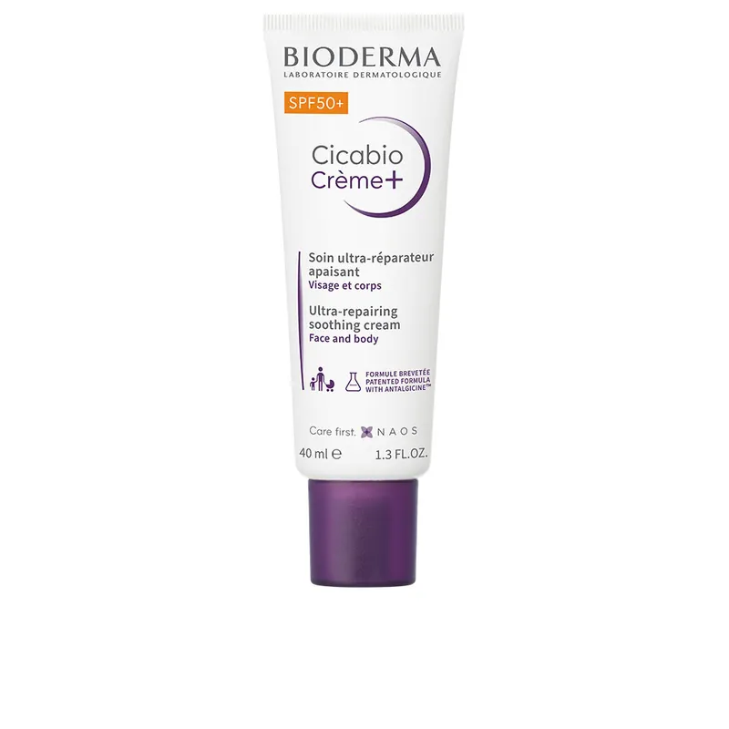 Bioderma CICABIO Creme repariert und schützt vor Sonneneinstrahlung (LSF 50+). Rabatt