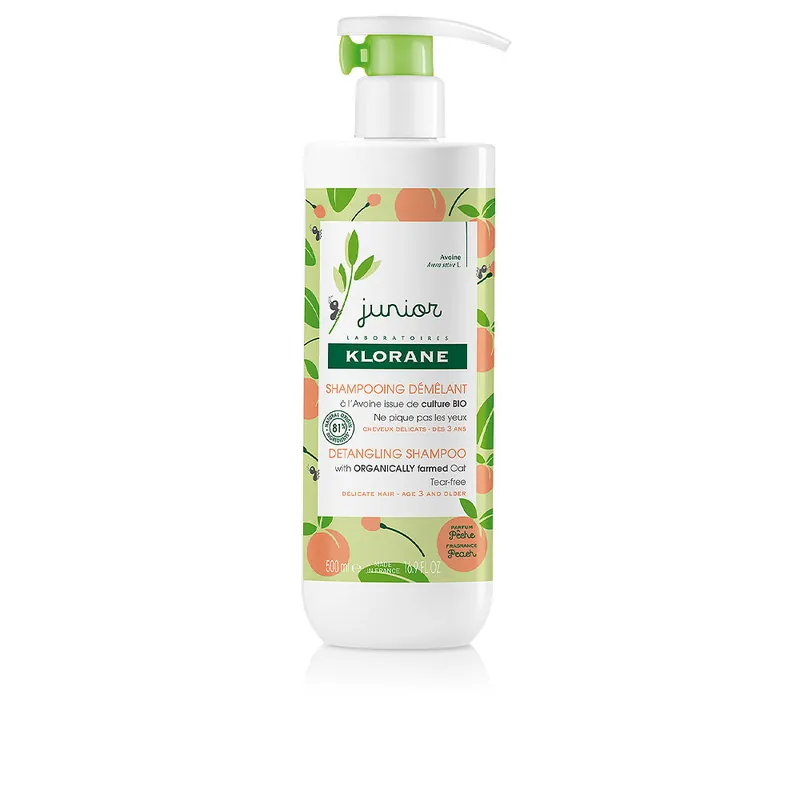 Klorane JUNIOR Pfirsich-Entwirrungsshampoo Neu