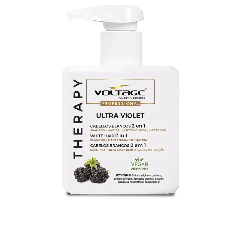 Voltage Cosmetics THERAPY ULTRA VIOLET für graues Haar 2-in-1 Shampoo-Maske Neuheit