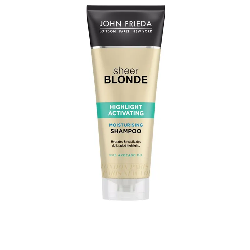 Neue Ware John Frieda SHEER BLONDE champú hidratante cabellos rubios